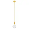 Image de Creative Cables Suspension Colorée Avec Câble Textile Avec Bulb Silicone