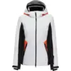 Image de Dainese - Speed Demon Lab Domeair Pro Jacket - Veste ski femme White / Stretch Limo / Coral - M