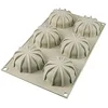 Image de silikomart | Moule en silicone pour monoportions MINI GOCCIA | Ø 68 h 33 mm Volume 6 x 88 ml Tot. 528 ml, antiadhésif en occasion ou reconditionné