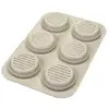 Image de silikomart | Moule à Snack en silicone BURGER BREAD, antiadhésif, Pack de 1 moule pour 6 pains à hamburger, Ø 80 h 20 mm, Made in Italy en occasion ou reconditionné