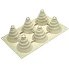 Image de silikomart | Moule en silicone pour Monoportions SOFFICE INCANTO, Anti-adhérent, 6 Monoportions, Lot de 1 Moule à gâteau, Design 3D, Ø 60 h 70 mm, Volume 600 ml, Made in Italy en occasion ou reconditionné