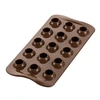 Image de Moule en silicone pour 15 Tartifuno 2,7 cm - - Marron - Silicone