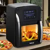Image de Bakaji 2832412 Four friteuse à air chaud Airfryer, affichage LED Touch, 12 programmes, minuterie réglage de la température, puissance 1800 W, 12 l en occasion ou reconditionné