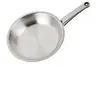Image de - Poêle Inox 18/10 - Diamètre 24cm - Tous feux dont induction - Fabriqué en Italie