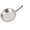 Image de - Poêle Inox 18/10 - Diamètre 28cm - Tous feux dont induction - Fabriqué en Italie