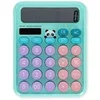 Image de - Calculatrice de bureau - 12 chiffres - panneau solaire, pile - panda