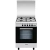 Image de Glem Alpha GA660CMIX - Cuisinière - pose libre - largeur : 60 cm - profondeur : 60 cm - hauteur : 85 cm - avec système auto-nettoyant - classe A -