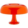 Image de Artemide Nessino Orange. Lampe de table avec abat-jour. Luminaire en polycarbonate à émission de lumière diffuse. Fabriqué en Italie [Classe énergétique A] en occasion ou reconditionné