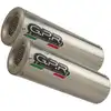 Image de Silencieux Double GPR K.80.M3.TN Titane Mat - Echappement moto GPR