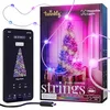 Image de Twinkly Strings USB-C Pearls 100 LED, Guirlande Lumineuse en Forme de Perle, Fil LED Multicolore RGB, Lumières Saint-Valentin, Compatible avec Alexa, Google Home, USB C, Fil Transparent, 6m en occasion ou reconditionné