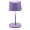 Image de Zafferano, Lampe Olivia Mini, Lampe de Table Portable et Rechargeable avec Contrôle Tactile, Adaptée pour le Salon et l'Extérieur, Dimmer 2700-3000 K, Hauteur 22 cm, Couleur Lilas en occasion ou reconditionné