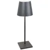 Image de Zafferano, Lampe Poldina L Desk, Lampe de Table Portable et Rechargeable avec Contrôle Tactile, Convient pour le Salon et l'Extérieur, Dimmer 2200-3000 K, Hauteur 49,7 cm, Couleur Gris Foncé en occasion ou reconditionné
