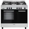 Image de Butamax Alpha GA960PCGIX - Cuisinière - pose libre - largeur : 90 cm - profondeur : 60 cm - hauteur : 95 cm - avec système auto-nettoyant - classe A