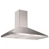 Image de GHP945IX - Hotte - hotte décorative - largeur : 90 cm - profondeur : 50 cm - evacuation & recyclage - acier inoxydable