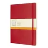 Image de Carnet classique très grand format ligné couverture souple Rouge