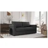 Image de Canapé-lit convertible semi-express Delta MAD IN ITALY 3 places anthracite 190 x 92 x 90 cm