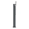 Image de DOUCHE SOLAIRE ALUMINIUM JOLLY GO JG140 ANTHRACITE by