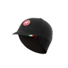 Image de Casquette Castelli Difesa Thermal Noir Rouge