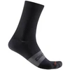 Image de Chaussettes Castelli Espresso 15 Noir, Taille L/XL
