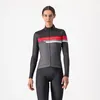 Image de Castelli - Tornare Jersey - Maillot vélo manches longues femme Dark Gray / Black / Hibiscus - S