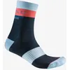 Image de Castelli - Velocissima 2 Thermal Sock - Chaussettes vélo femme Twilight Blue / Winter Sky / Brill - L/XL