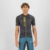 Image de Karpos - Green Fire Jersey - Maillot vélo homme Black / Lemon Curry - L