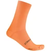 Image de Chaussettes Castelli Espresso 18 Orange, Taille L/XL