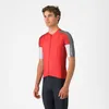 Image de Castelli - Entrata 6 Jersey - Maillot vélo homme Red / Smoky Gray-Silver Gray - M