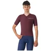 Image de Maillot Castelli Premio Evo Manches Courtes Rouge Bordeaux, Taille XL