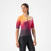 Image de Castelli - Free Speed 3 W Race Top - Maillot vélo femme Dark Night Shade / Vivid Orange- - S