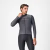 Image de Castelli - Apice Thermal Jersey - Maillot vélo homme Dark Gray / Smoky Gray-Silver Gr - M