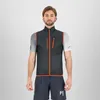 Image de Karpos - Lavaredo Wind Vest - Gilet vélo homme Woodland Gray / Orange - L