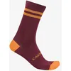 Image de Castelli - Originale 18 Sock - Chaussettes vélo Deep Bordeaux / Vivid Orange - L/XL