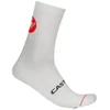 Image de Chaussettes Castelli Entrata 12 Blanc, Taille S/M