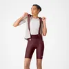 Image de Castelli - Espresso 2 DT Bibshort - Cuissard vélo femme Deep Bordeaux - XS