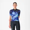 Image de Castelli - Cosmic Vortex Jersey - Maillot vélo femme Multicolor Violet Blue - XL