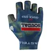 Image de Gants Castelli Competizione 2 Bleu Lime Électrique Soudal Quick-Step, Taille XXL