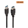 Image de Ewent - Rallonge de câble USB - USB type A (F) pour USB type A (M) - USB 3.0 - 1.8 m - noir