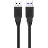 Image de Ewent EW-100112-020-N-P câble USB 1,8 m 3.0 (3.1 Gen 1) USB A Noir - Câbles USB (1,8 m, USB A, USB A, 3.0 (3.1 Gen 1), Noir)