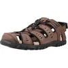 Image de Geox Homme Uomo Strada C Sandales Sport, Marron foncé, 41 EU en occasion ou reconditionné