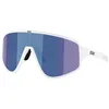 Image de Bliz - A004 Cat 3 - Lunettes de soleil Matte White - Grey W Blue Mirror Cat 3