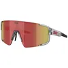 Image de Bliz - P003 Cat 3 - Lunettes vélo Transparent Dark Grey - Brown W Red Multi Cat 3