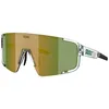 Image de Bliz - P003 Cat 3 - Lunettes vélo Transparent White - Brown W Green Multi Cat 3