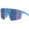 Image de Bliz - P004 Cat 3 - Lunettes vélo Matte Blue - Grey W Blue Mirror Cat 3
