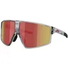Image de Bliz - P002 Cat 3 - Lunettes vélo Transparent Dark Grey - Brown W Red Multi Cat 3