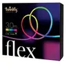 Image de Flex - Tube Lumineux Flexible Contrôlé par Application avec LED RVB (16 Millions de Couleurs). 3 Mètres. Fil Blanc. Décoration Intérieure