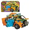 Image de Les Tortues Ninja, Camion de combats, Lance pizza motorisé, Peut contenir les figurines de 12 cm, Jouet pour enfants dès 4 ans, TU804