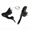 Image de Levier-manette route campa 10v. veloce noir double (paire) avec transmissions