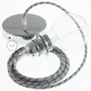 Image de Creative Cables Lampe Suspendue Pendel Pour Abat-jour Rd55 Stripes 2 M