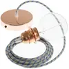 Image de Creative Cables Lampe Suspendue Pendel Pour Abat-jour Rd55 Stripes Diy 1 M